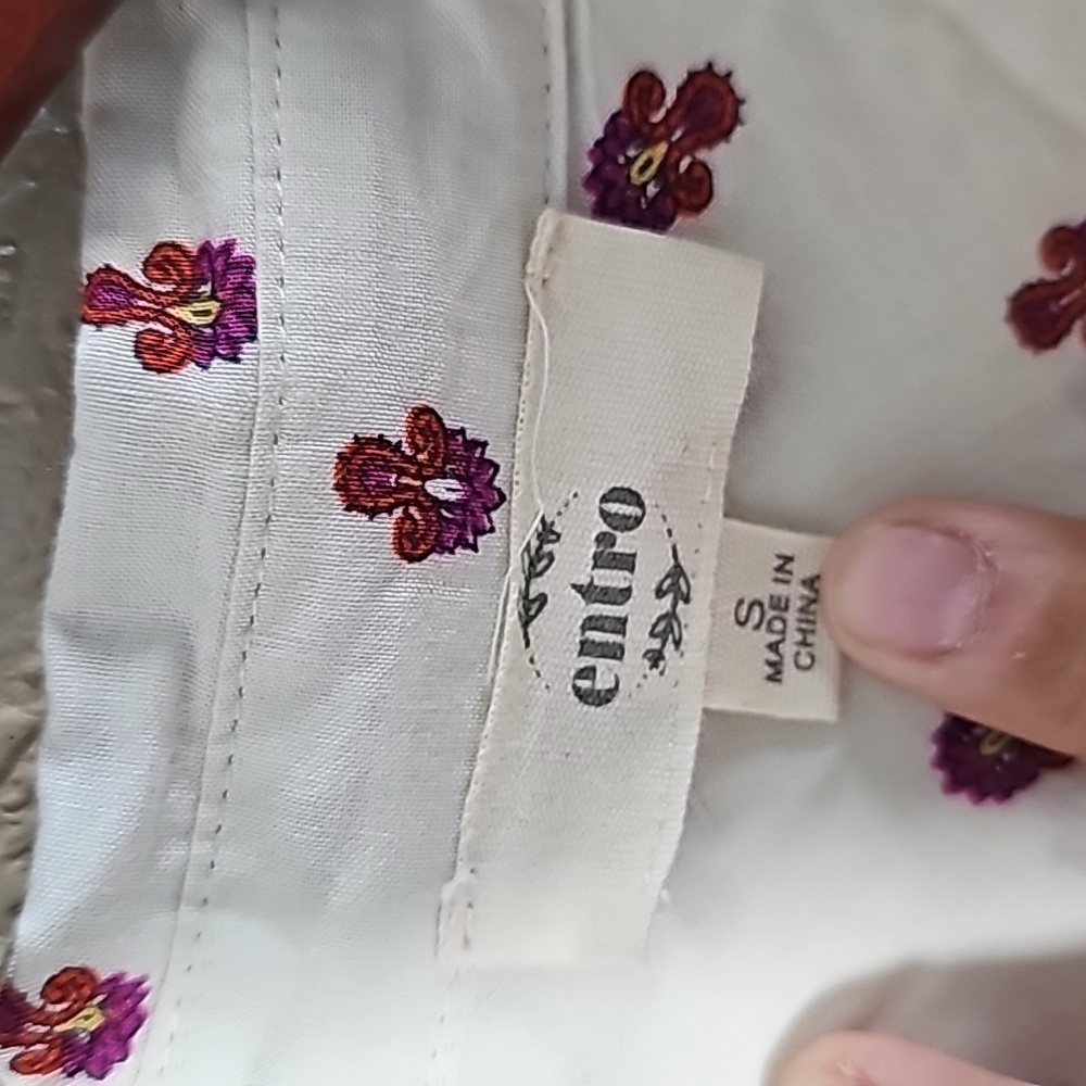 Entro Boho Basic Button Down Shirt - image 5